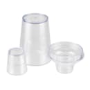 GET 17 1/2 oz Plastic Bar Cocktail Shaker Set, Clear (SH-175-1-CL) thumbnail 4
