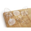 GET Salad Dressing Bottle Pour Lid, SAN, Clear (SM.POUR-CL) thumbnail 3