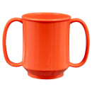 GET 8 oz Coffee Mug, Plastic, Orange (SN-103-RO) thumbnail 2