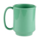 GET 8 oz Coffee Mug, Plastic, Green (SN-104-FG) thumbnail 2