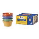 GET 2-oz Plain Cone Shaped Ramekin, Diamond Mardi Gras Colors (SP-S-620-MIX) thumbnail 2