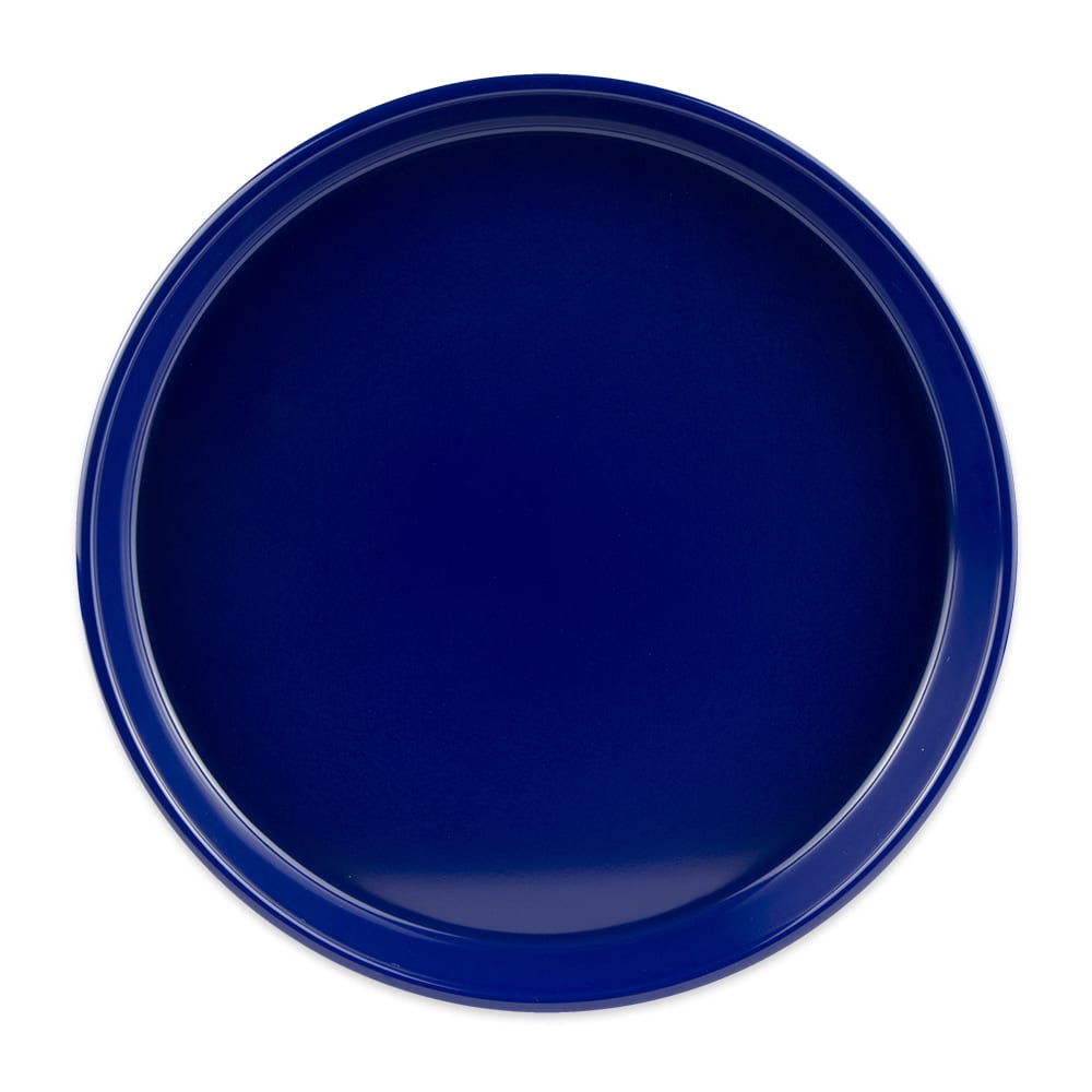GET 13" Round Bar Tray, Melamine, Blue (ST-13-CB)