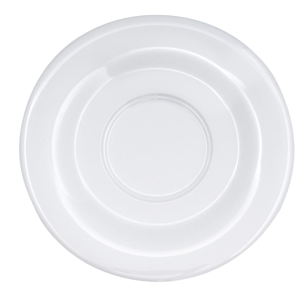 GET 5 1/2" Round Melamine Saucer, White (SU-2-DW)