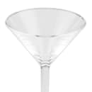GET 6 oz Martini Glass, SAN Plastic, Clear (SW-1402-1-SAN-CL) thumbnail 4