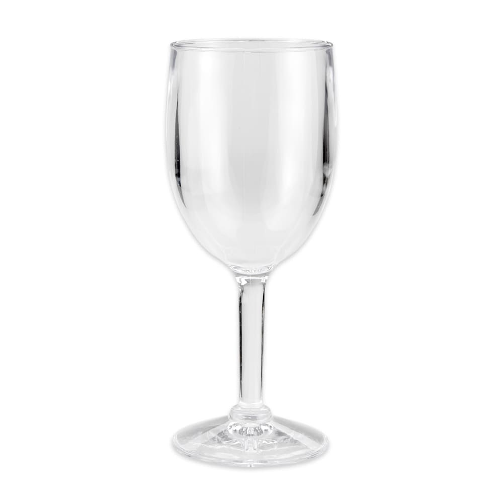 GET 8 oz Wine Glass, SAN Plastic, Clear (SW-1404-1-SAN-CL)