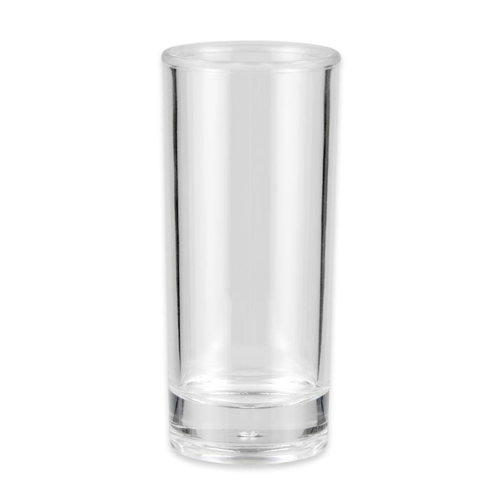 GET 3 oz Shooter Glass, SAN Plastic, Clear (SW-1408-1-CL)
