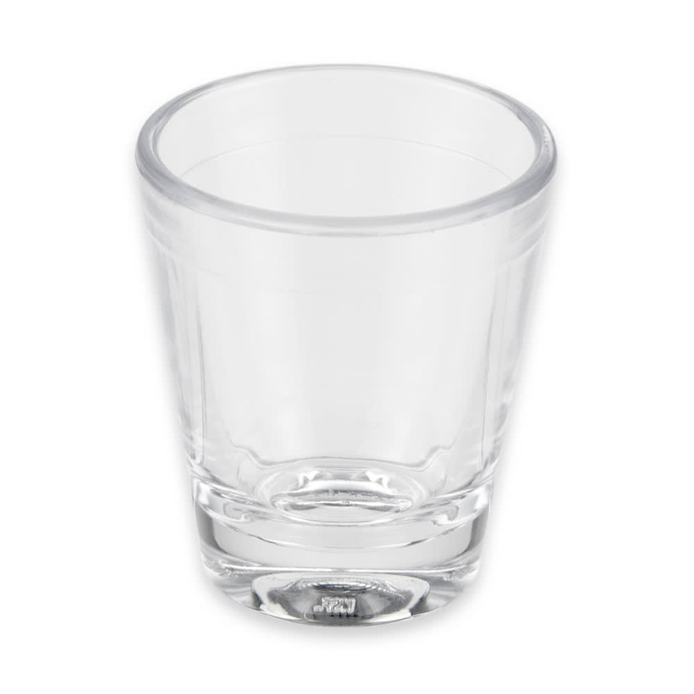 GET 1 1/2 oz Shot Glass, SAN Plastic, Clear (SW-1409-1-CL)