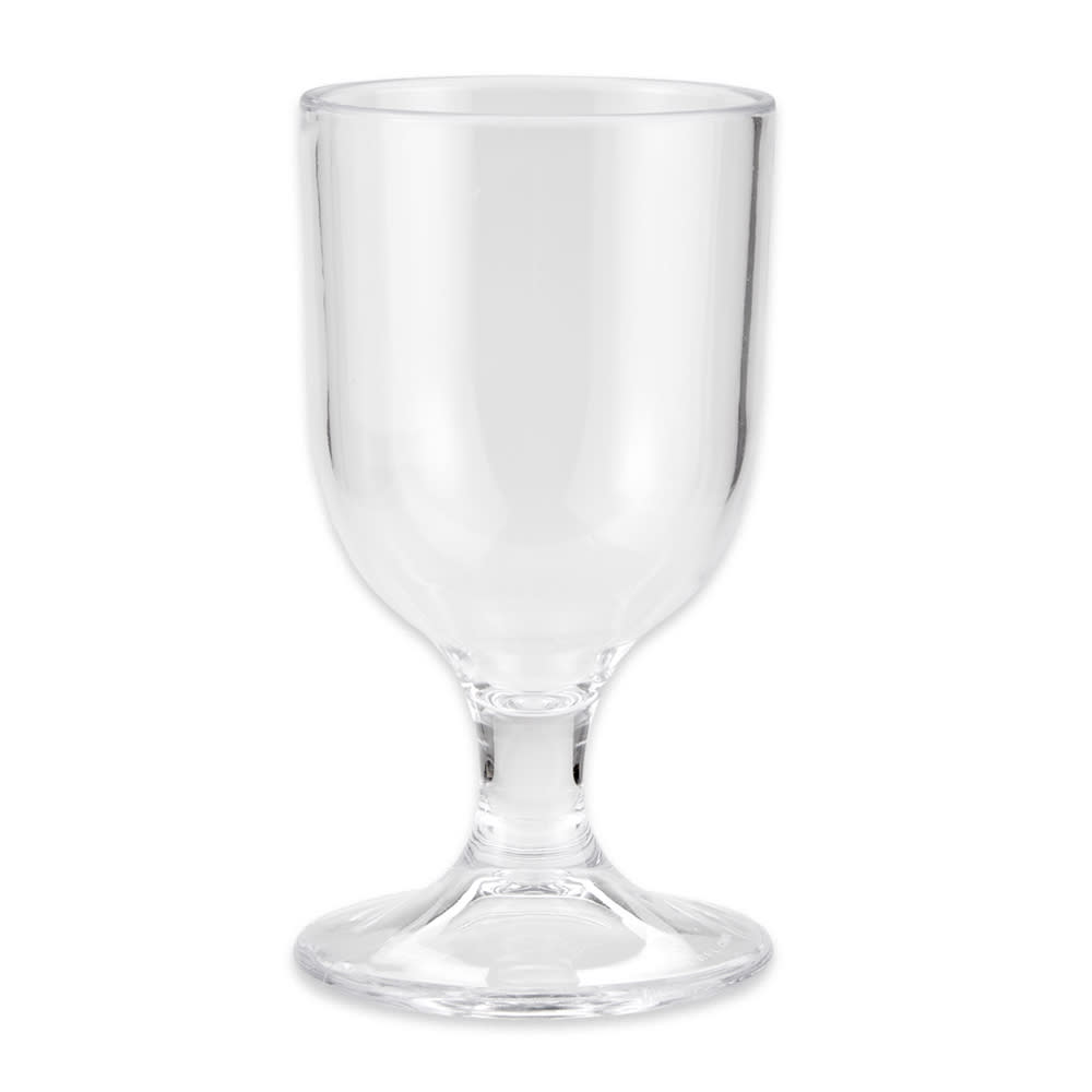 GET 8 oz Round Goblet, SAN Plastic, Clear (SW-1413-1-CL)