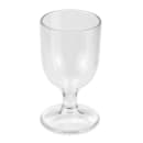 GET 8 oz Round Goblet, SAN Plastic, Clear (SW-1413-1-CL) thumbnail 2