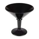 GET 48 oz Super Martini Glass, SAN Plastic, Black (SW-1419-BK) thumbnail 2