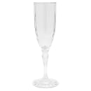GET 6 oz Champagne Flute Glass, SAN Plastic, Clear (SW-1420-1-SAN-CL) thumbnail 2