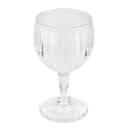 GET 8 oz Fluted Wine Glass, SAN Plastic, Clear (SW-1421-1-SAN-CL) thumbnail 2