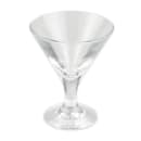 GET 3 oz Martini Glass, SAN Plastic, Clear (SW-1430-1-CL) thumbnail 2