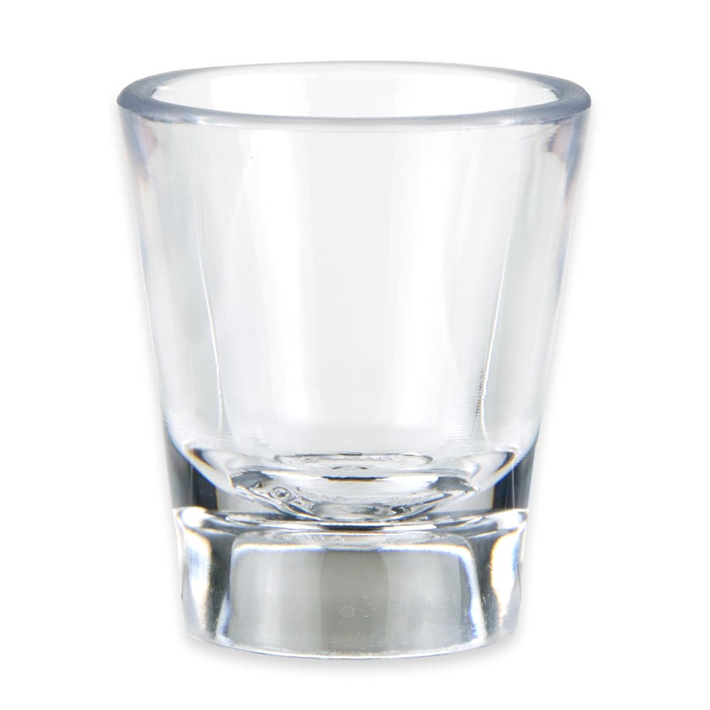 GET 7/8 oz Shot Glass, SAN Plastic, Clear (SW-1433-1-CL)