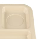 GET Plastic Rectangular Tray w/ (6) Compartments, 14" x 10", Tan (TL-153-T) thumbnail 7
