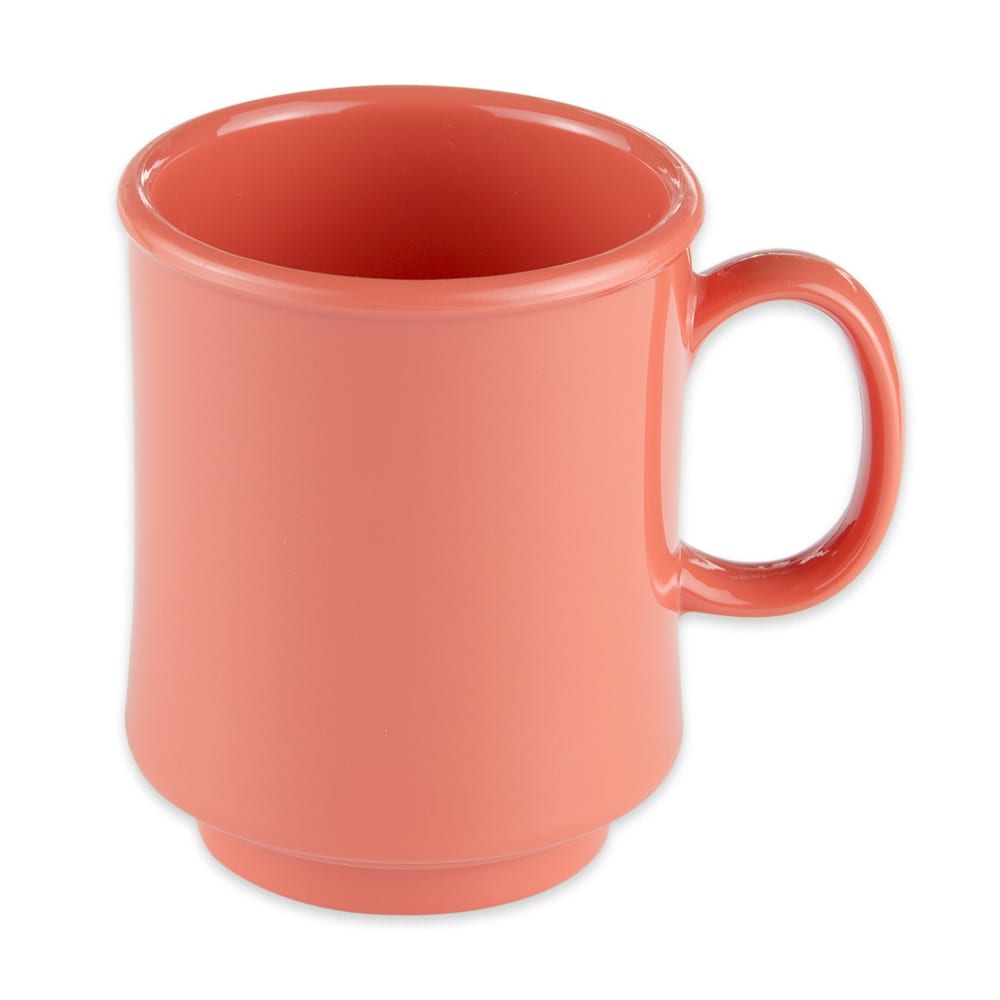 GET 8 oz Plastic Coffee Mug, Orange (TM-1308-RO)