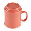 GET 8 oz Plastic Coffee Mug, Orange (TM-1308-RO) thumbnail 3