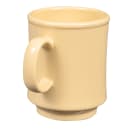 GET 8 oz Plastic Coffee Mug, Yellow (TM-1308-SQ) thumbnail 3