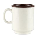 GET 8 oz Plastic Coffee Mug, White (TM-1308-U) thumbnail 2