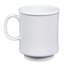GET 8 oz Plastic Coffee Mug, White (TM-1308-W) thumbnail 2