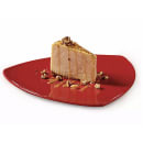 GET 12" Triangular Melamine Dinner Plate, Red (TP-12-RSP) thumbnail 5