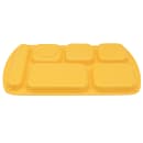 GET Melamine Rectangular Tray w/ (6) Compartments, 15 1/2" x 9 7/8", Bright Yellow (TR-151-BY) thumbnail 5