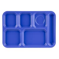 GET Plastic Rectangular Tray w/ (6) Compartments, 14 3/8" x 9 7/8", Tropical Yellow (TR-152-TY) thumbnail 7