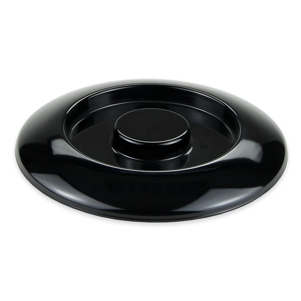 GET 7 3/4" Round Tortilla Server Lid Only, Melamine, Black (TS-800-L-BK)
