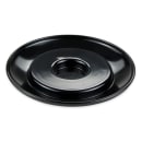 GET 7 3/4" Round Tortilla Server Lid Only, Melamine, Black (TS-800-L-BK) thumbnail 2