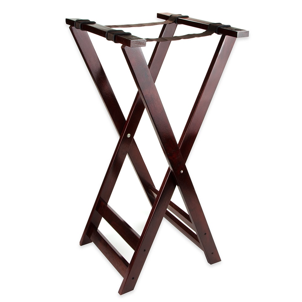 GET 38" Tray Stand, Hardwood, Mahogany (TSW-105)