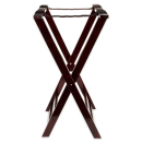 GET 38" Tray Stand, Hardwood, Mahogany (TSW-105) thumbnail 2