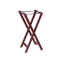 GET 38" Tray Stand, Hardwood, Mahogany (TSW-105) thumbnail 8