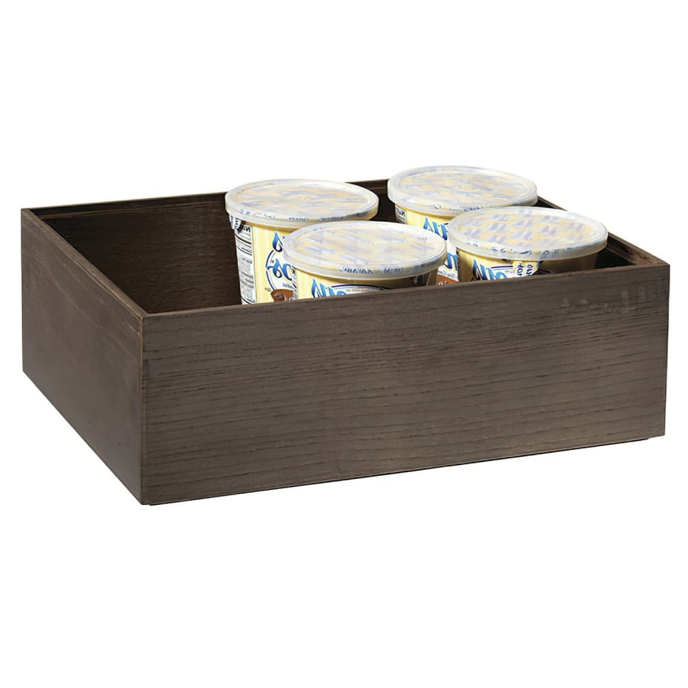 GET Rectangular Display Box - 12"L x 9"W x 4"H, Wood, Gray Ash (WB-1294WD-GA)