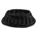 GET Oval Bread & Bun Basket, 9" x 6 3/4", Polypropylene, Black (WB-1503-BK) thumbnail 5