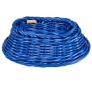 GET Oval Bread & Bun Basket, 9" x 6 3/4", Polypropylene, Blue (WB-1503-BL) thumbnail 5