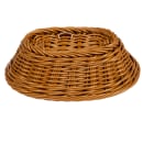 GET Oval Bread Basket, 9" x 6 3/4", Polypropylene, Honey (WB-1503-HY) thumbnail 5