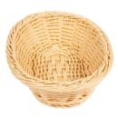 GET Oval Bread & Bun Basket, 9" x 6 3/4", Polypropylene, Natural (WB-1503-N) thumbnail 4