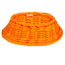 GET Oval Bread & Bun Basket, 9" x 6 3/4", Polypropylene, Orange (WB-1503-OR) thumbnail 5