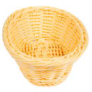 GET Oval Bread & Bun Basket, 9" x 6 3/4", Polypropylene, Natural (WB-1504-N) thumbnail 4