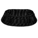 GET Oval Bread & Bun Basket, 11 3/4" x 8", Polypropylene, Black (WB-1505-BK) thumbnail 5