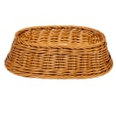 GET Oval Bread Basket, 11 3/4" x 8", Polypropylene, Honey (WB-1505-HY) thumbnail 5