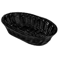 GET Oval Bread Basket, 11 3/4" x 8", Polypropylene, Honey (WB-1505-HY) thumbnail 6