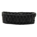 GET Rectangular Bread Basket, 10" x 4 3/4", Polypropylene, Black (WB-1507-BK) thumbnail 3