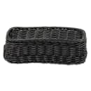 GET Rectangular Bread Basket, 10" x 4 3/4", Polypropylene, Black (WB-1507-BK) thumbnail 5