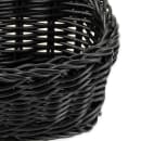 GET Rectangular Bread Basket, 10" x 4 3/4", Polypropylene, Black (WB-1507-BK) thumbnail 6