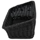 GET Rectangular Bread & Bun Basket, 9 1/4" x 13", Polypropylene, Black (WB-1510-BK) thumbnail 4