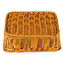 GET Rectangular Bread Basket, 9 1/4" x 13", Polypropylene, Honey (WB-1510-HY) thumbnail 5