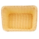 GET Rectangular Bread & Bun Basket, 9 1/4" x 13", Polypropylene, Natural (WB-1510-N) thumbnail 2