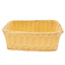 GET Rectangular Bread & Bun Basket, 9 1/4" x 13", Polypropylene, Natural (WB-1510-N) thumbnail 3