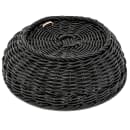 GET 11 1/2" Round Bread Basket, Polypropylene, Black (WB-1512-BK) thumbnail 4